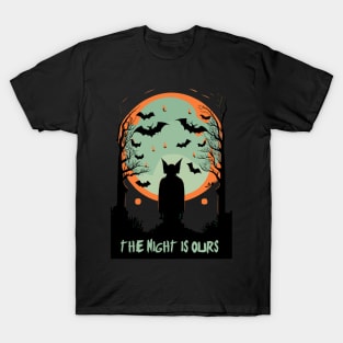 the night is ours. bat people T-Shirt